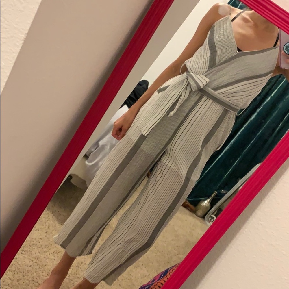 Sienna Sky Striped Jumpsuit